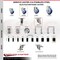 Service Caster 3.5 Inch 316SS Blue Polyurethane Swivel 1-7/8 Inch Expanding Stem Caster Set SCC-SS316EX20S3514-PPUB-BLUE-178-4 - alternate 3